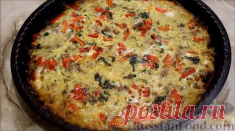 Рецепт: Быстрая картофельная запеканка с мясным фаршем на RussianFood.com