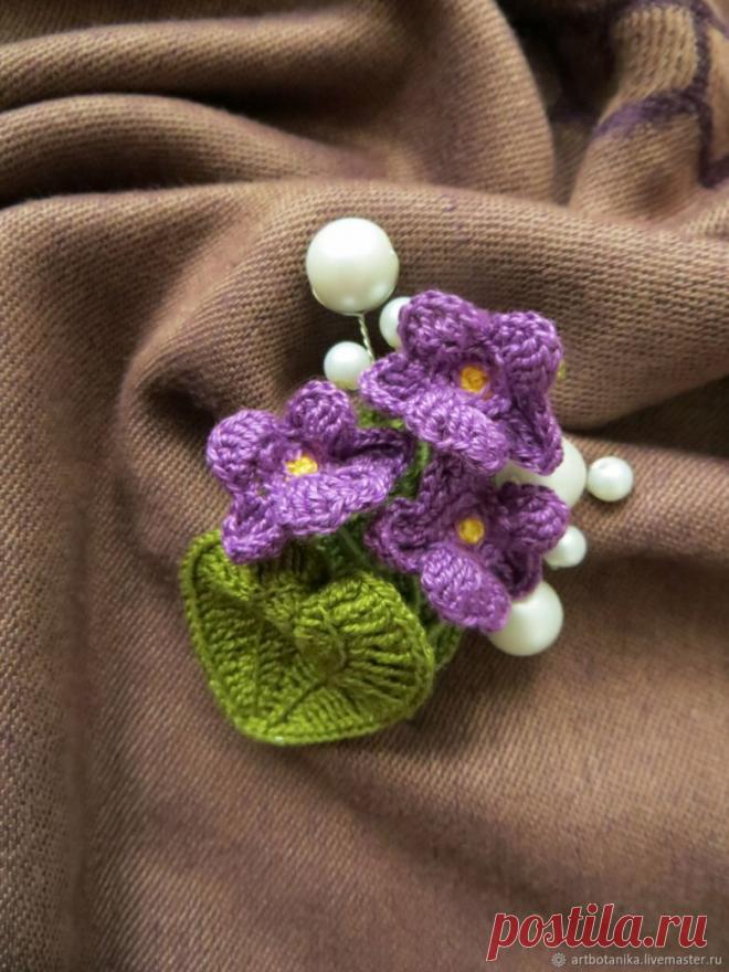 Вязаные броши | Клуб красоты и здоровья | Дзен