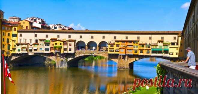 Удивительный мост Понте Веккьо, Флоренция