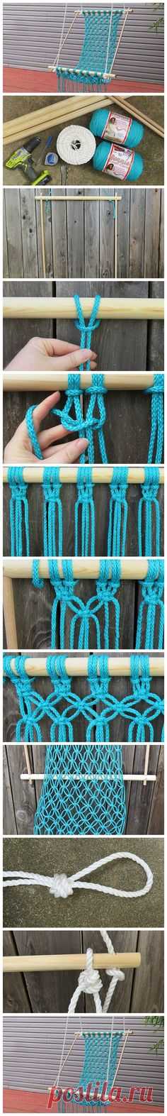 How To Make A Lovely DIY Macrame Hammock