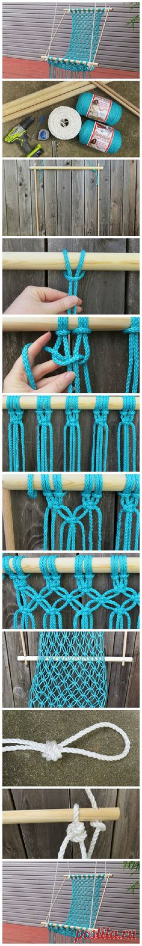 How To Make A Lovely DIY Macrame Hammock
