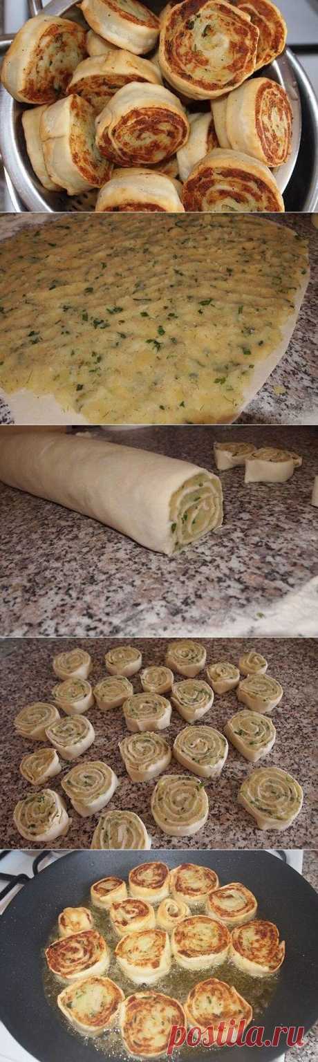 Алупатры (картофельные рулетики)