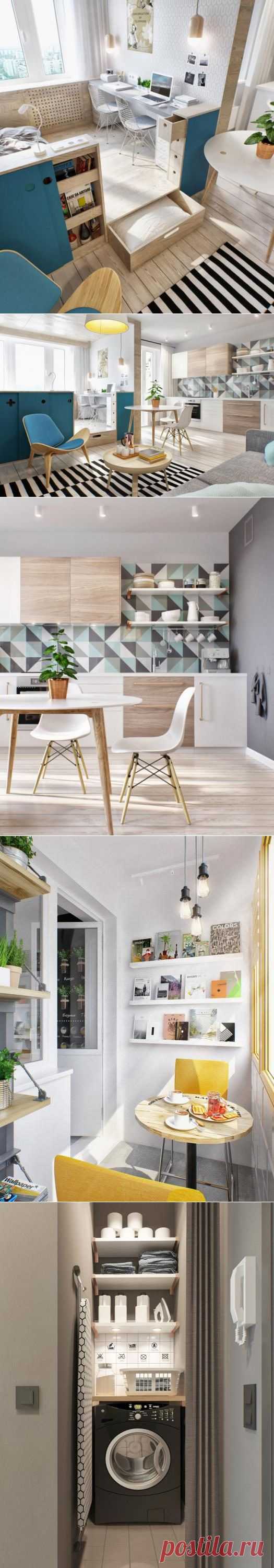 Правильное зонирование студии / Домоседы