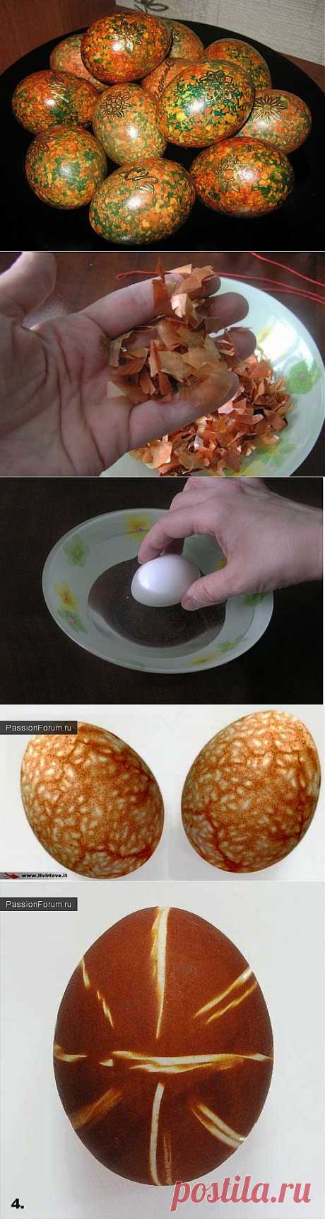 Красим яйца к Пасхе оригинальным способом... Крашенки "мраморные" | ПолонСил.ру - социальная сеть здоровья