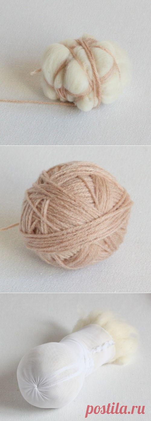 Мастер-класс «Головка вальдорфской куклы. Часть 1» | HobbyNotes.ru — Заметки о хобби