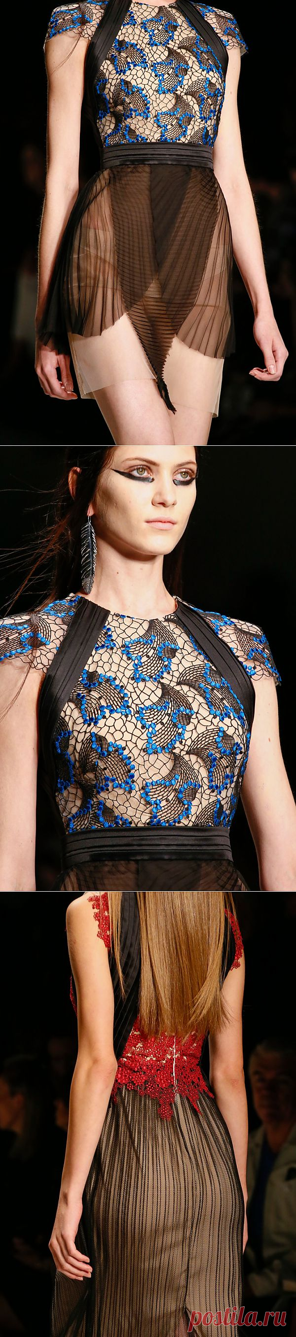 Фото и детали с показа Marios Schwab Spring 2013 (трафик) / Дизайнеры / Модный сайт о стильной переделке одежды и интерьера