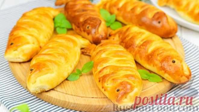 Рецепт: Пирожки-рыбки с рыбой и картошкой на RussianFood.com