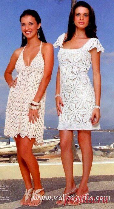 Белые платья для лета крючком со схемами. Новые модели платье крючком на лето Белые платья для лета крючком со схемами. Новые модели платье крючком на лето
