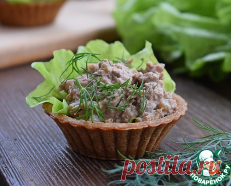 Печеночный паштет с маринованными огурцами – кулинарный рецепт
