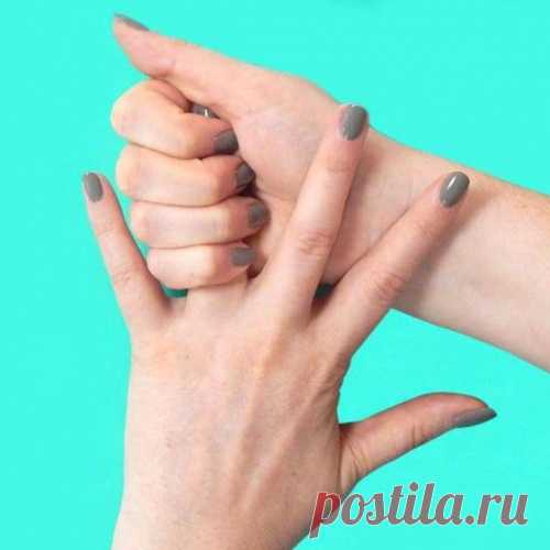 Вот что произойдет, если вы 20 секунд будете тянуть себя за безымянный палец