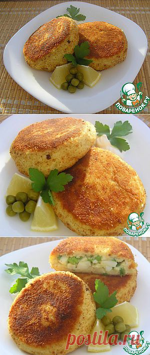 Сырно-картофельные биточки с начинкой - кулинарный рецепт