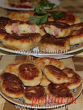 Картофельные котлеты с сыром и сарделькой  | Готовим просто и вкусно