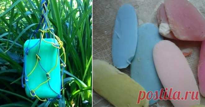 Как использовать кусочки старого мыла Теперь всегда так делаю.