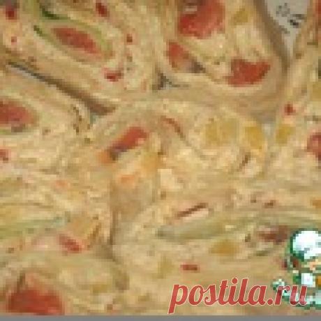 Рулет из лаваша "Рыбка моя" Кулинарный рецепт
