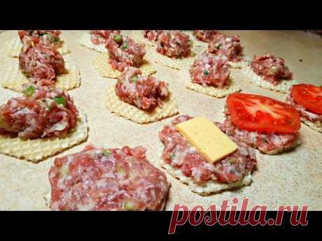 (6206) Такое ИЗ ФАРША Вы еще не Готовили! Вкуснейшый Перекус &quot;МИНУТКА&quot; ПОНРАВИТЬСЯ ВСЕМ! - YouTube