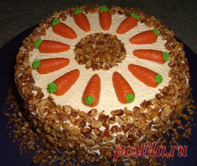 Английский морковный торт : Торты, пирожные