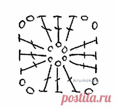 Ажурный плед связанный крючком Калейдоскоп. Работа Светланы Шевченко