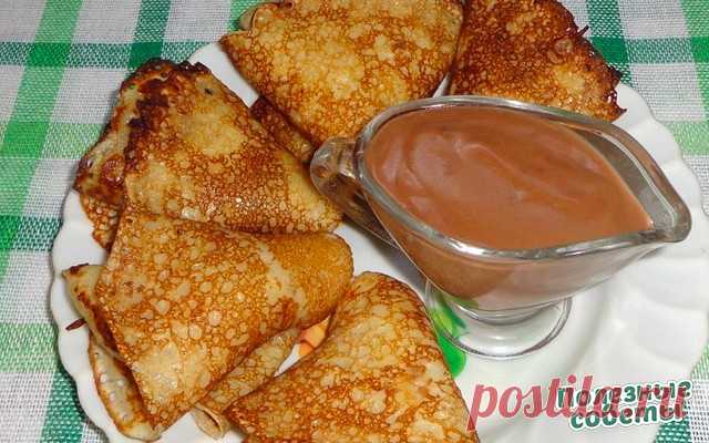 Шоколадный соус для блинов и не только