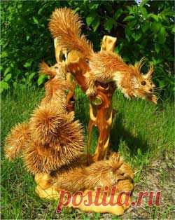 Плетение из стружки