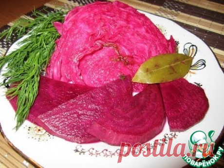 Капуста маринованная по-гурийски Кулинарный рецепт