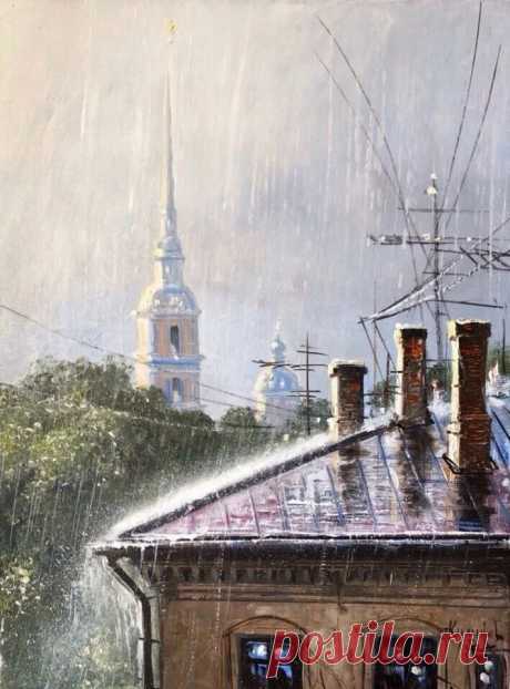 Художник — Владимир Куликов.
«Майский дождь»