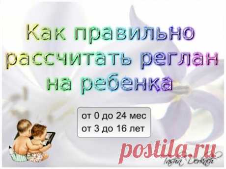 Как правильно рассчитать реглан на ребенка
