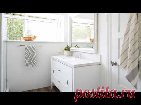 Interior Design | 3 Small Bathrooms and a Fabulous Guest Bedroom Makeover - YouTube