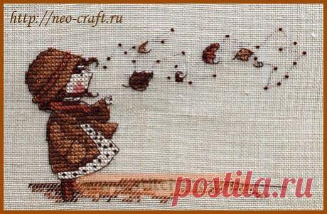 Вышивка осенняя.