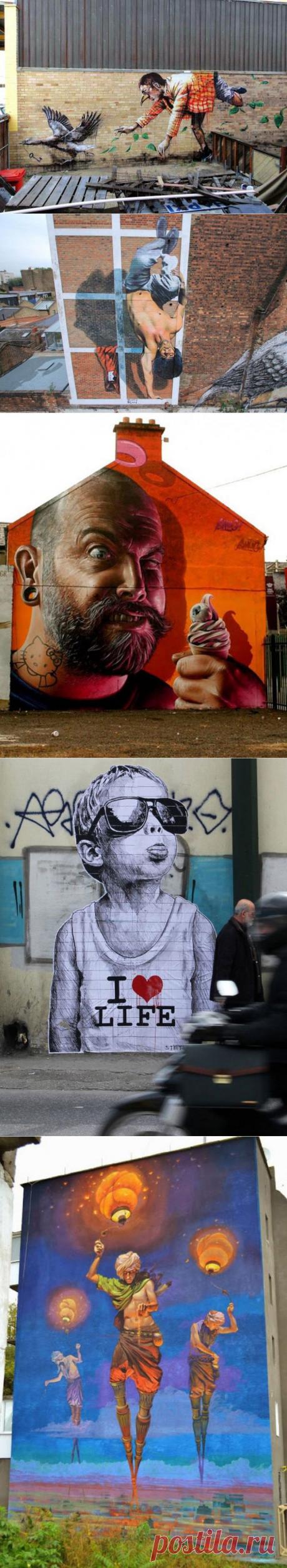 Интересный стрит-арт / Я - суперпупер