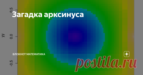 Загадка арксинуса Арксинус — это функция, обратная к синусу. Синус определен всюду на комплексной плоскости и принимает все комплексные значения, и не по одному разу. Поэтому арксинус может быть рассмотрен для комплексных значений, и будет многозначным. По возникает проблема: аналитическая функция многозначна, только если имеет особые точки. И лежат эти особые точки на границе круга сходимости степенного ряда, в который функция раскладывается. А у арксинуса нет таких точек...