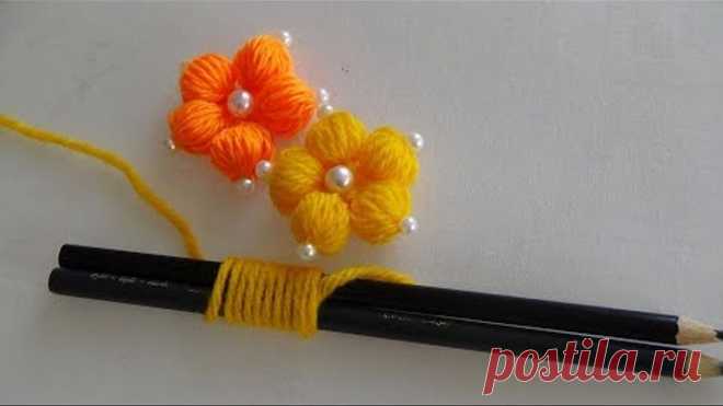 Hand Embroidery: Making Flowers With Simple Trick