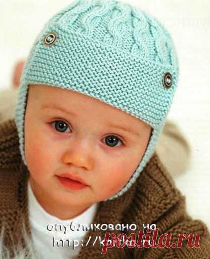 32 шапки для мальчика спицами с описанием и схемами вязания, Вязание для детей