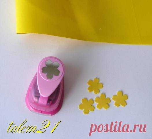 Мастер-класс - цветок на шпильку - Фом и изделия из него - Страна Мам
