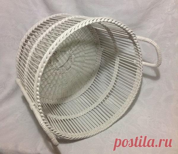 Плетение из газетных трубочек для начинающих пошагово