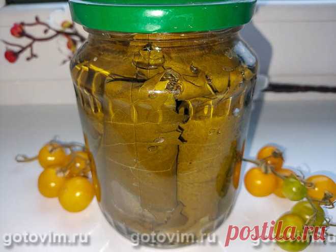 Маринованные виноградные листья на зиму. Рецепт с фото Заготовки виноградных листьев на зиму делают разными способами. Конечно же, проще всего листья заморозить, но в рассоле листья хранятся лучше. Лучше всего виноградные листья собирать в сентябре-октябре, так как именно в это время они достигают нужной величины, и с них проще делать долму. Время приготовления маринованных виноградных листьев потребуется около 30 минут.




