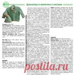 Дмемпер и шапочка с косами. Вязание для детей