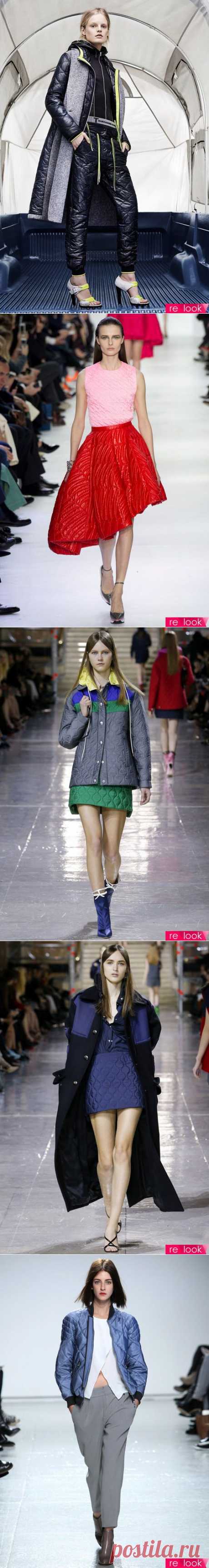 Тренд осенней моды 2014: стеганая ткань: Мода и стиль -