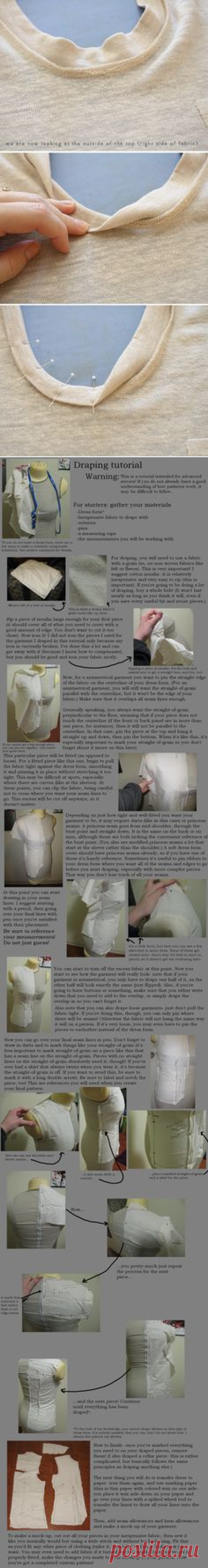 Learn fashion draping course--on-line | Sewing Tips