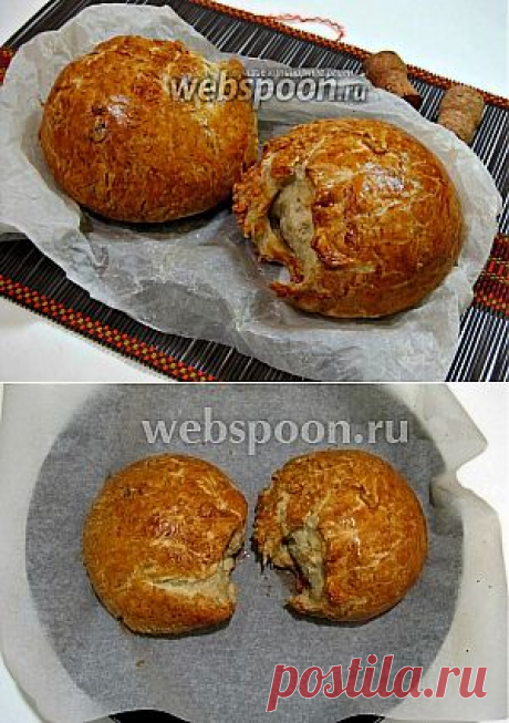 Овернский хлеб со шкварками.