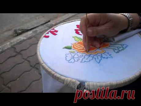 Hướng dẫn sử dụng kim thêu nổi - Punch Needle Embroidery