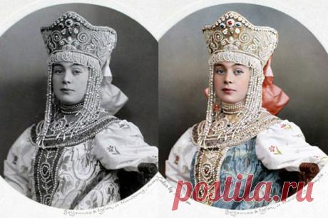 Грандиозные костюмы бала-маскарада в доме Романовых: раритетные снимки 1903 года – в цвете — Интересные факты