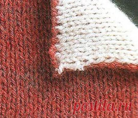 Узоры двустороннего вязания спицами и техника их выполнения..