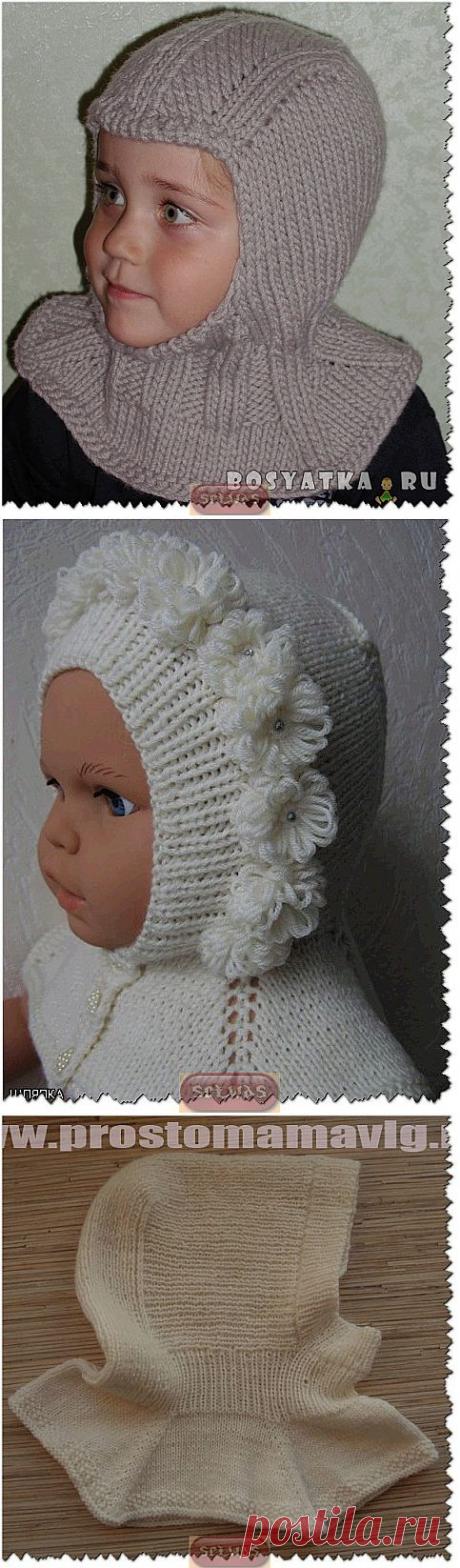 Шапочки-шлемы с манишкой,подборка 12.