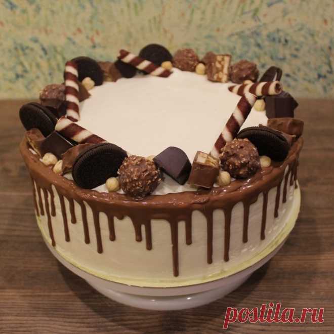 Сливочный торт - пошаговый рецепт с фото, ингредиенты, как приготовить - Hi-chef.ru