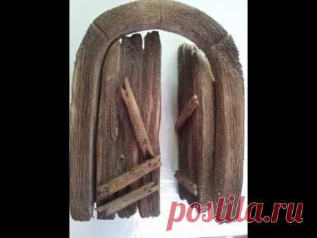 IMITACION DE UNA PUERTA DE MADERA - IMITATION WOODEN DOOR