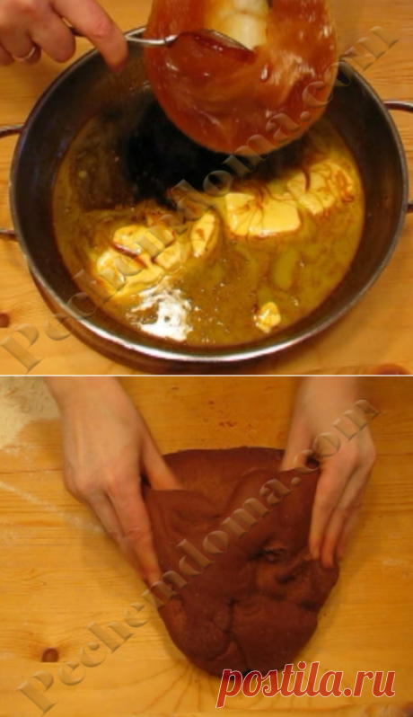 Pechemdoma.com | Сахарно-медовое пряничное тесто