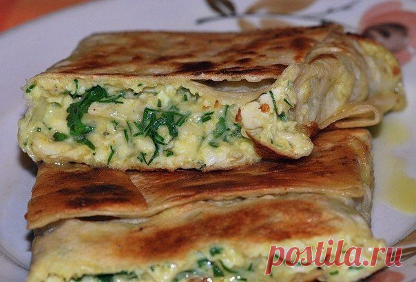 Конвертики из лаваша