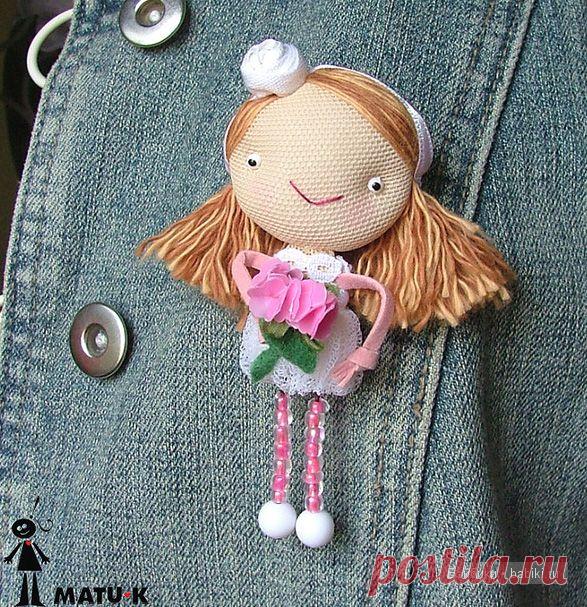 Миниатюрные авторские куколки, идеи / Авторские текстильные куклы и другие игрушки / КлуКлу. Рукоделие - бисероплетение, квиллинг, вышивка крестом, вязание