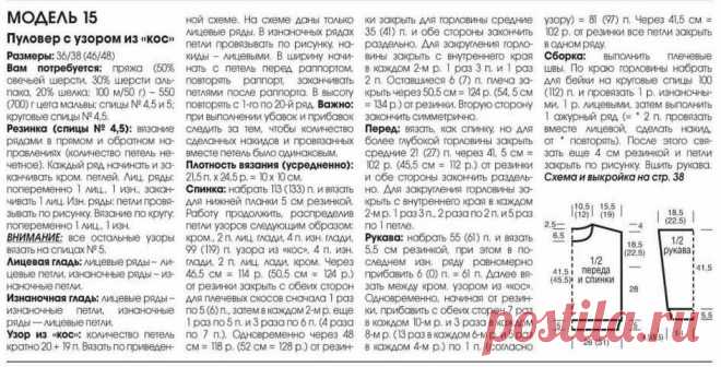 Стильные модели с описанием. Для тех, кто вяжет спицами. | Магия творчества | Яндекс Дзен