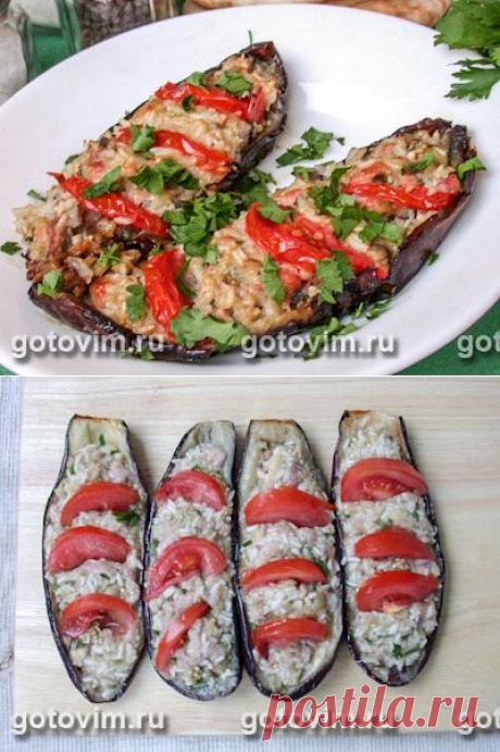 Баклажаны фаршированные мясом и овощами. Фото-рецепт / Готовим.РУ